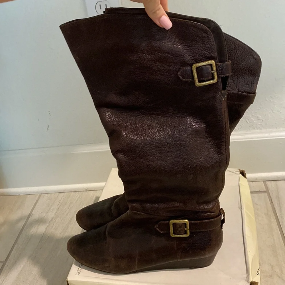 Brazilian leather Cathy Jean Boots. Size 10 - Picture 2 of 4